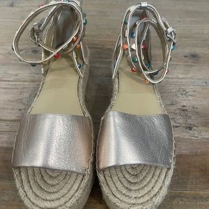 NWOT Marc Fisher espadrille sandals size 6